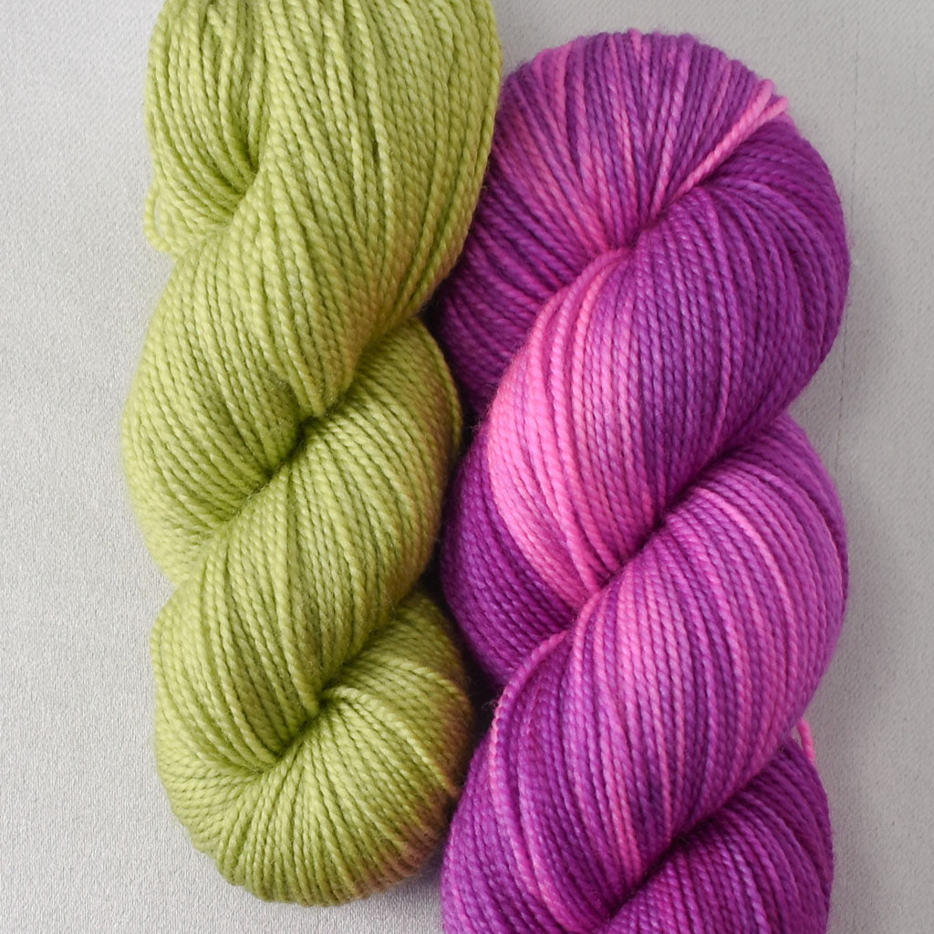 Impatiens and Iantha - Miss Babs Sol Shawl Set