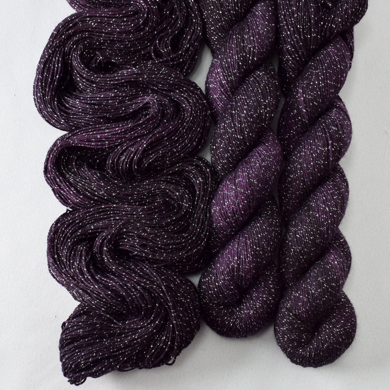 Interstellar - Miss Babs Estrellita fingering weight superwash merino and Lurex yarn