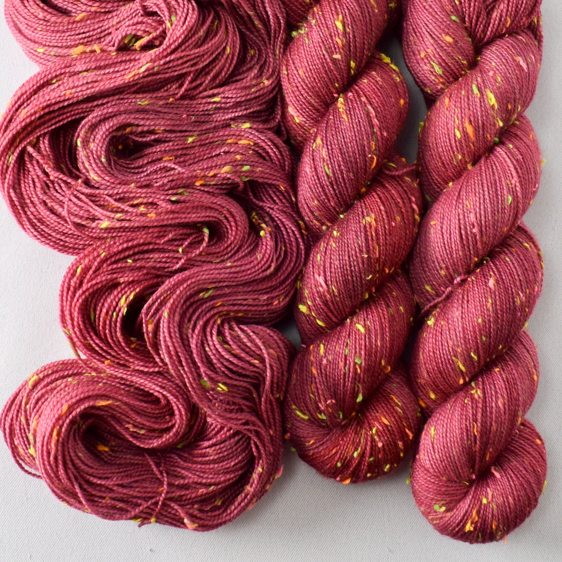 Just a Kiss - Miss Babs Neon Tweed yarn