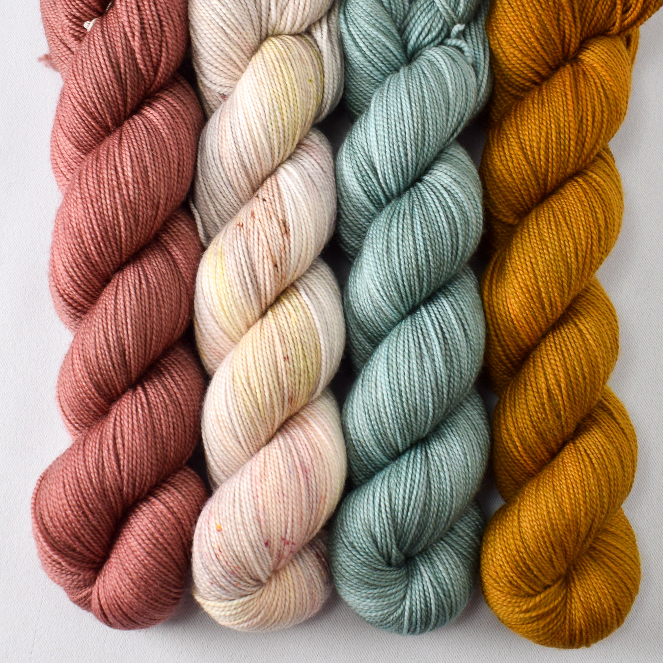 Karabiber, Paw Prints, Coastline, and Engraved - Miss Babs Yummy 2-Ply Quartet