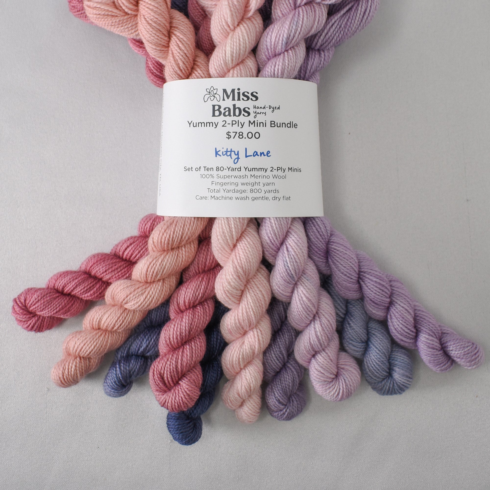 Kitty Lane - Yummy 2-Ply Mini Bundle - Babette - PRE-ORDER, will ship by Friday, July 17