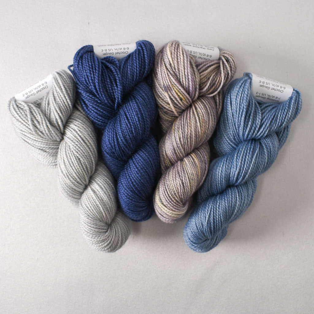 Kuma, Navy, Boot Scootin, and Stonewashed - Miss Babs Toe Quartet