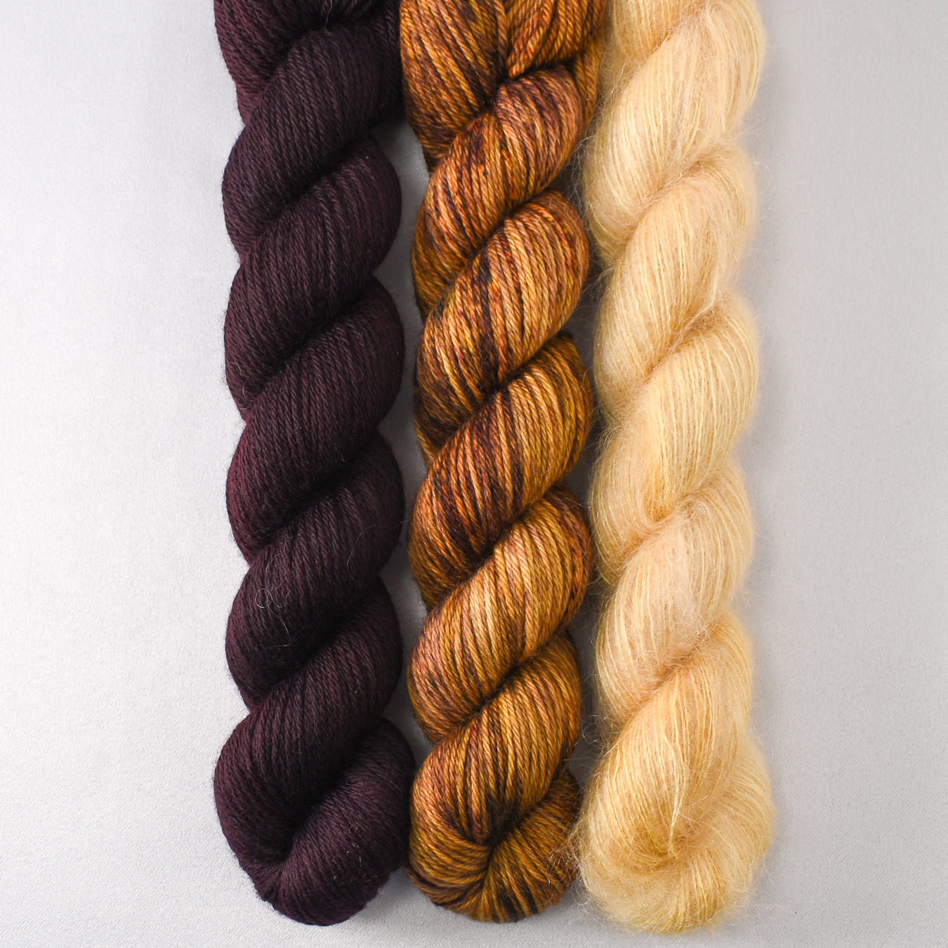 Lady of the Night, Barn Owl, and Wheaten - Miss Babs Pillowy Cowl Set