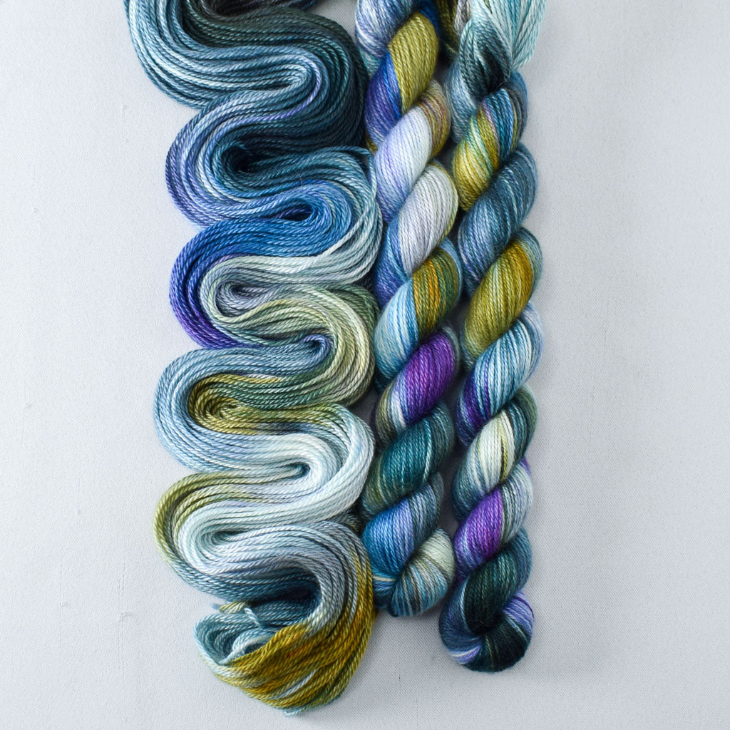 Laser Light Show - Miss Babs Sojourn cashmere and silk yarn