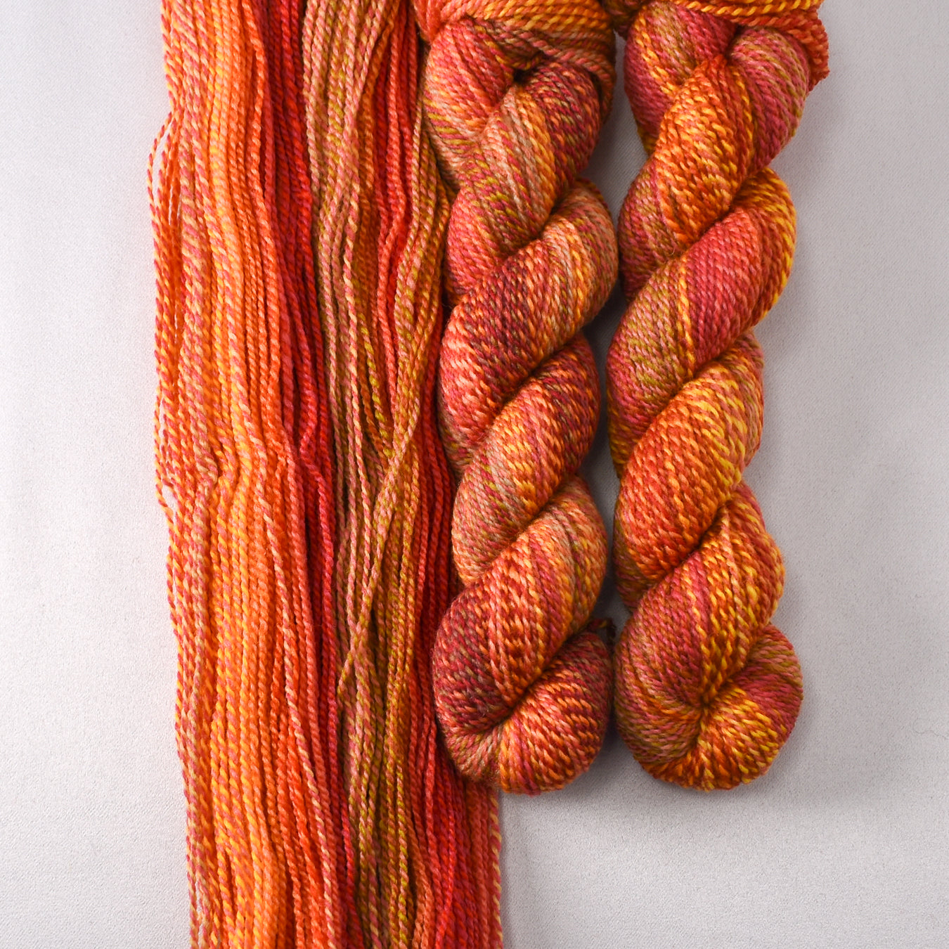 Leaf Peeping B - Miss Babs Junction Fiber Mill Making Tracks Lite yarn