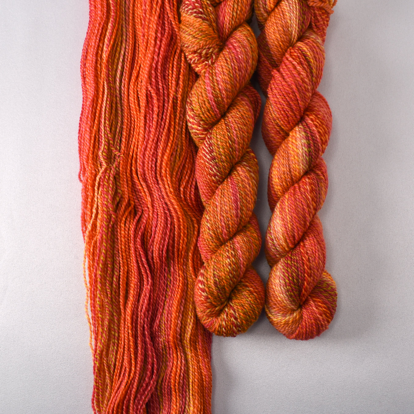 Leaf Peeping C - Miss Babs Junction Fiber Mill Making Tracks Lite yarn