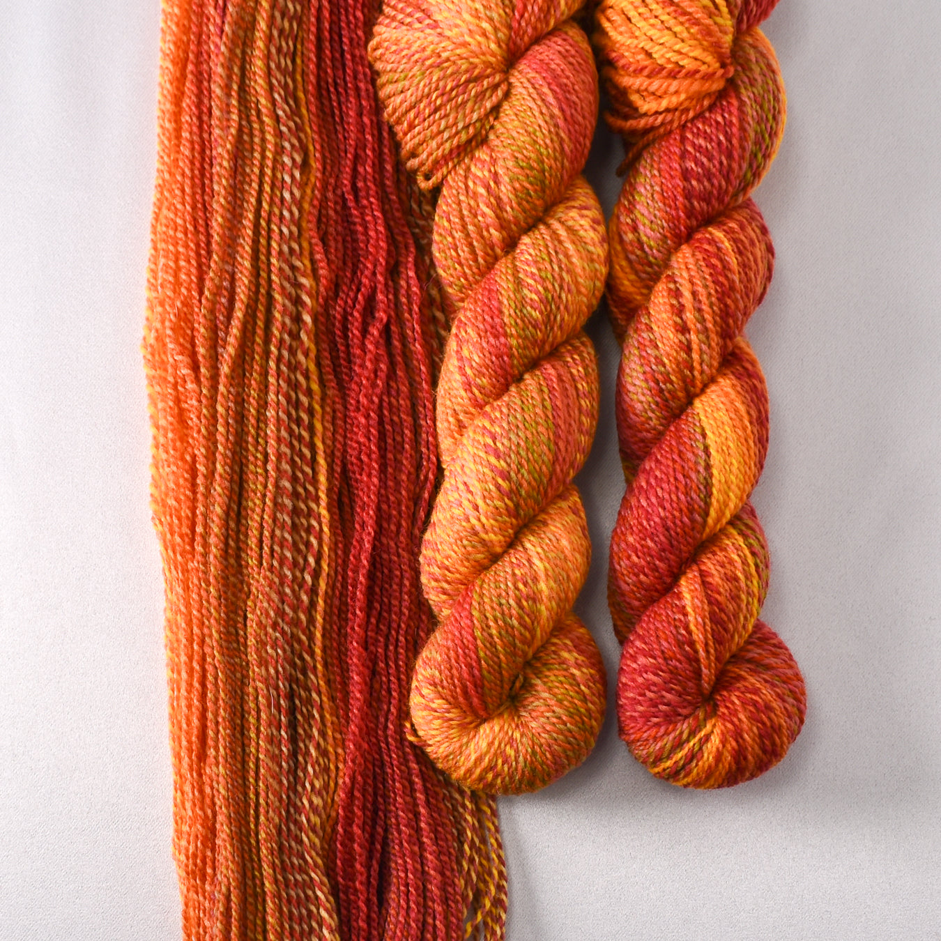 Leaf Peeping D - Miss Babs Junction Fiber Mill Making Tracks Lite yarn