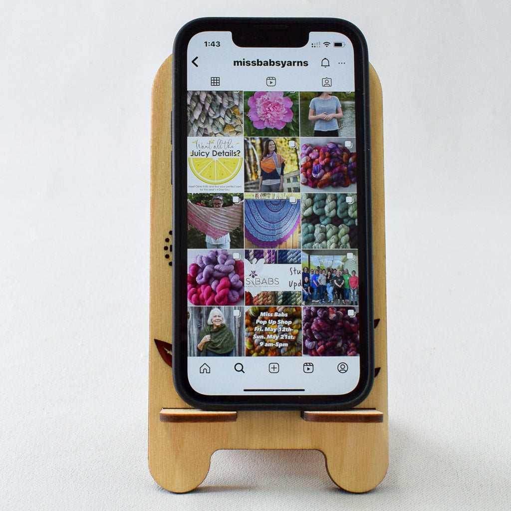 Lemonwood Flower Garden Phone Stand