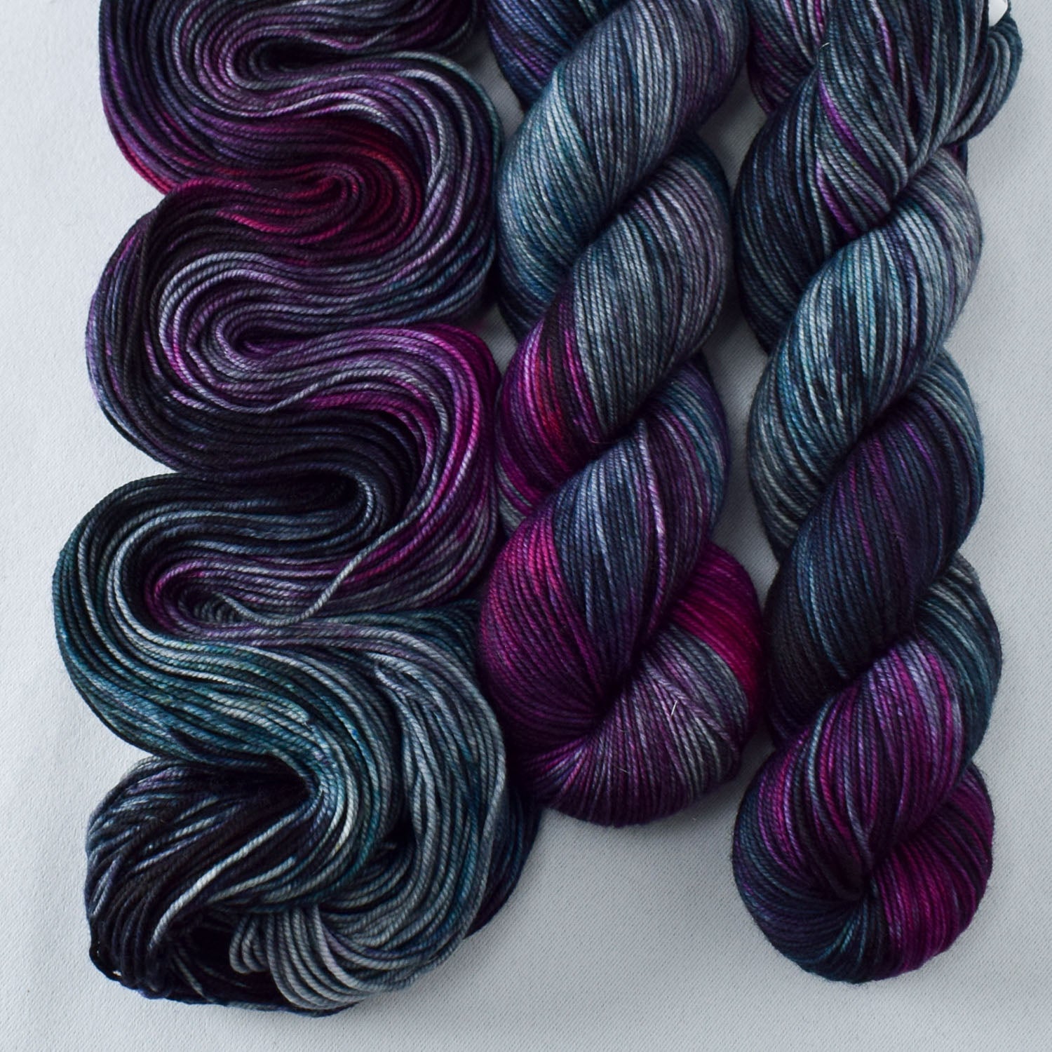 Lights Out - Miss Babs Laurel Falls Shaniko Merino wool yarn