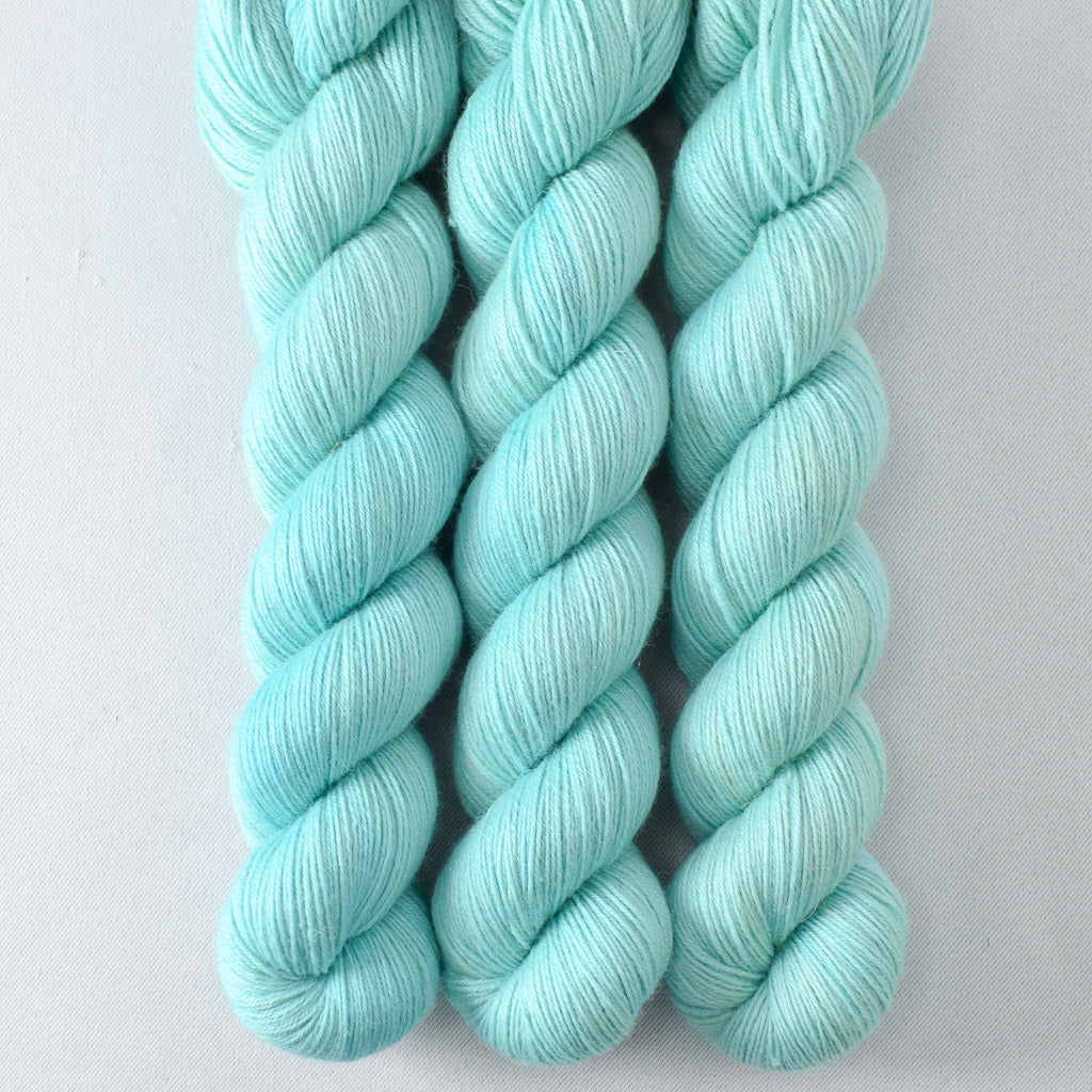 Light Turquoise - Miss Babs Katahdin 437 superwash BFL wool yarn