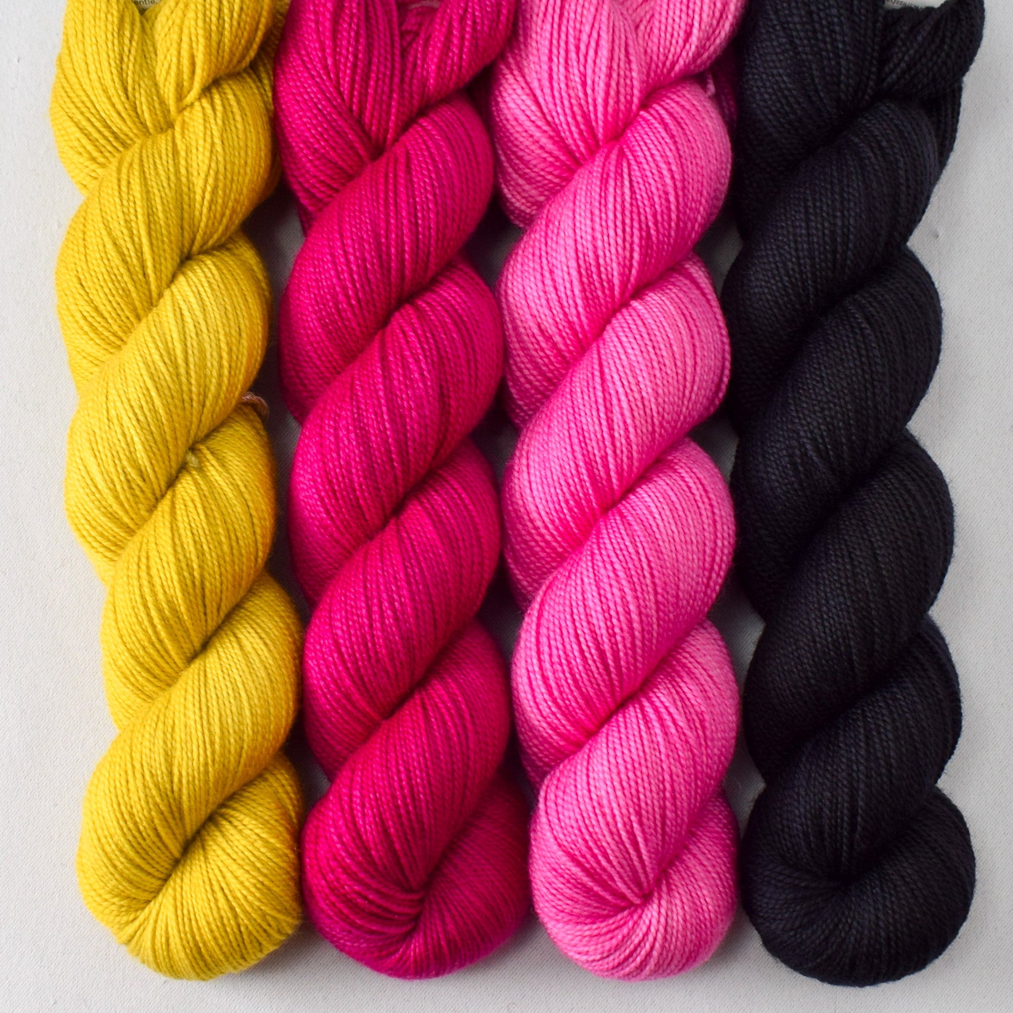 Long Walk, Floyd, Caph, and Blackbird - Miss Babs Yummy 2-Ply Quartet