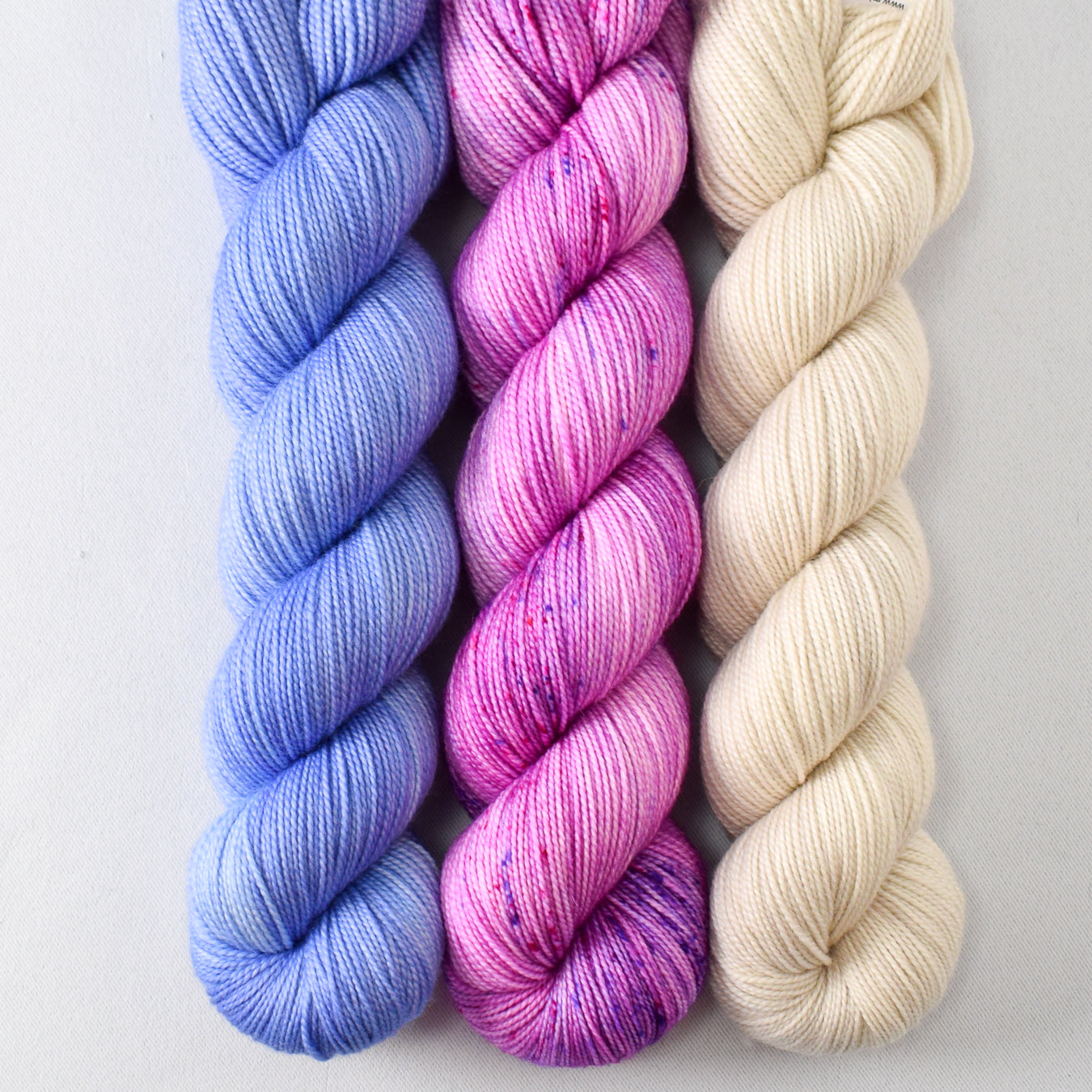 Magic Elixir, Dream House, and White Peppercorn - Miss Babs Yummy 2-Ply Trio