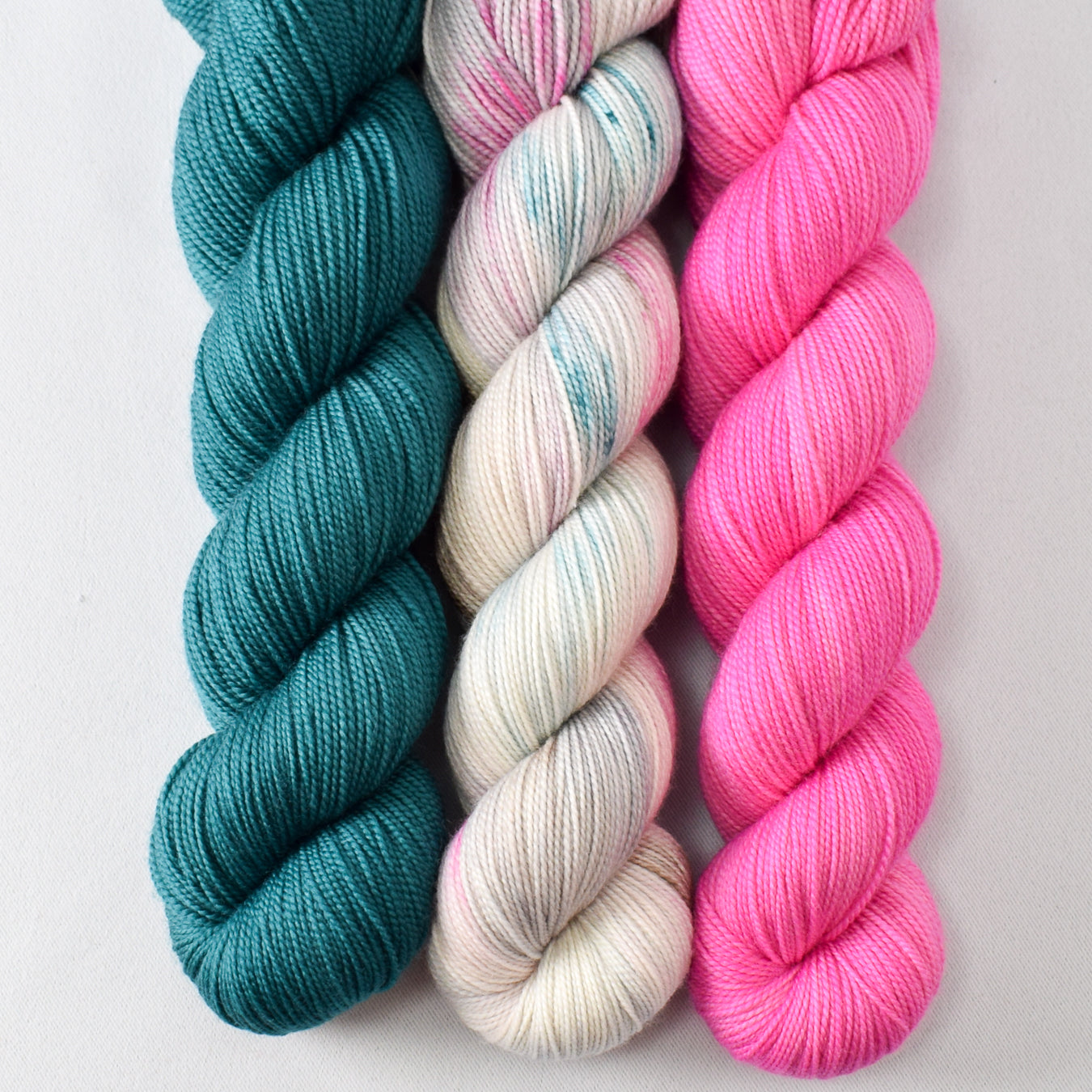 Mahi Mahi, Toronto, and Ruchbah - Miss Babs Yummy 2-Ply Trio
