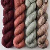 Mahogany, Karabiber, Beachglass, and Muddled Thoughts - Miss Babs Yummy 2-Ply Quartet