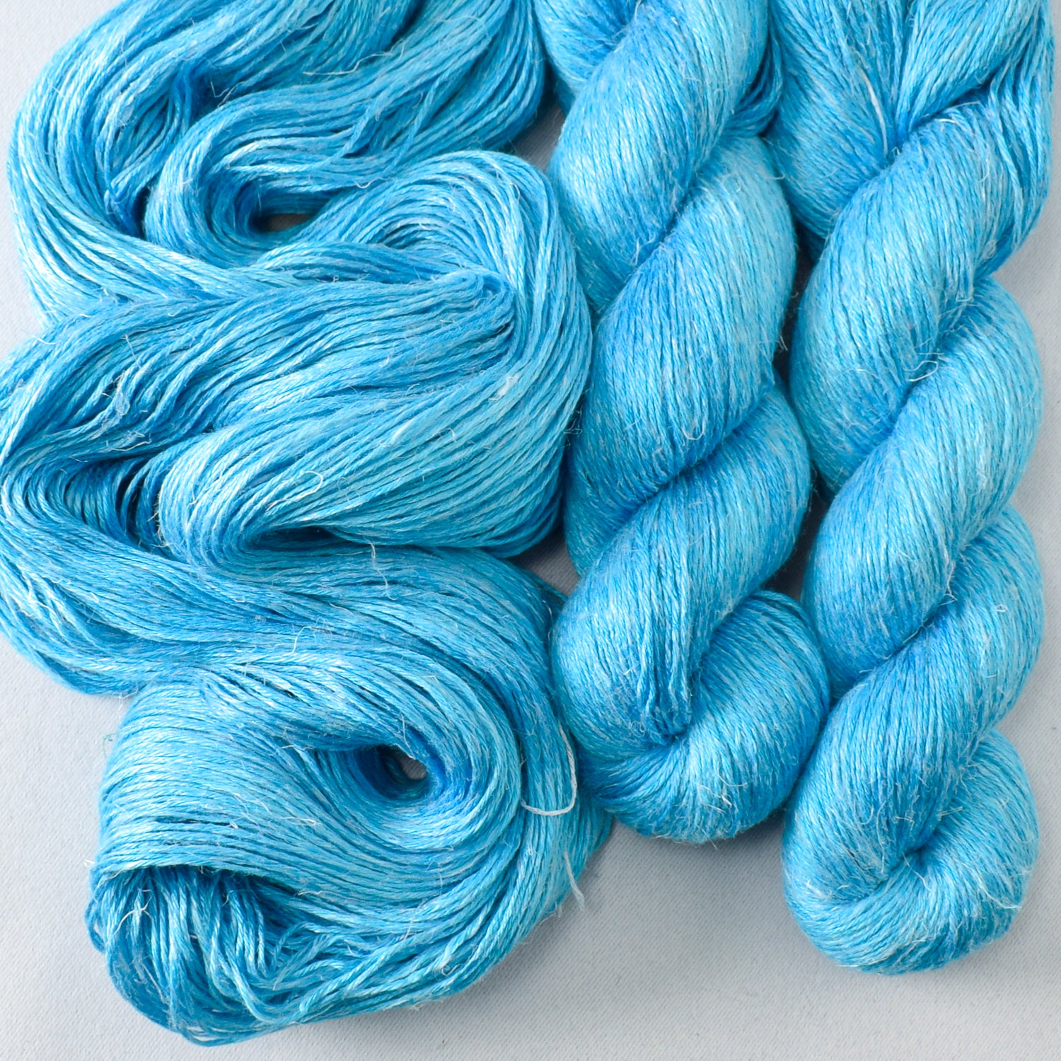 Marine - Miss Babs Damask Silk and Linen yarn