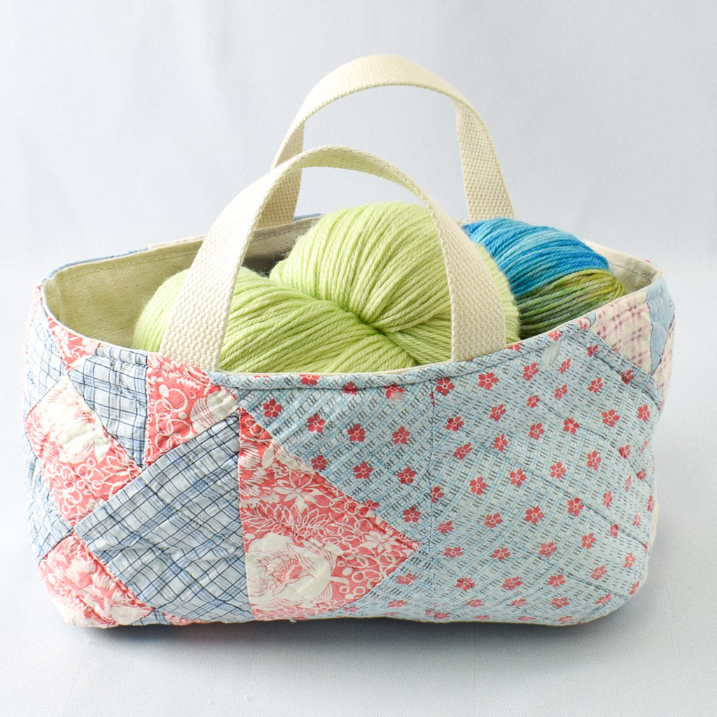 Gingham Broken Dishes Maker Caddy - MCL_BKDS_GH