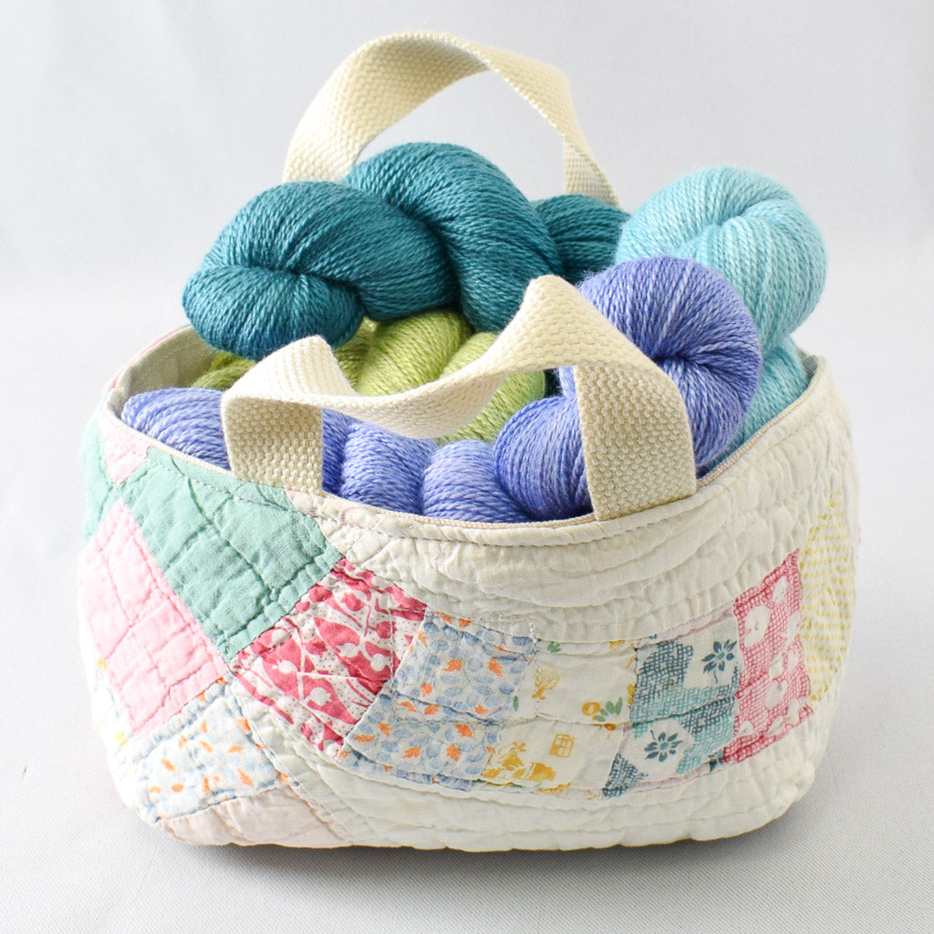 Green And Pink Double Wedding Ring Maker Caddy - Small - MCS_DBWR_GnPK
