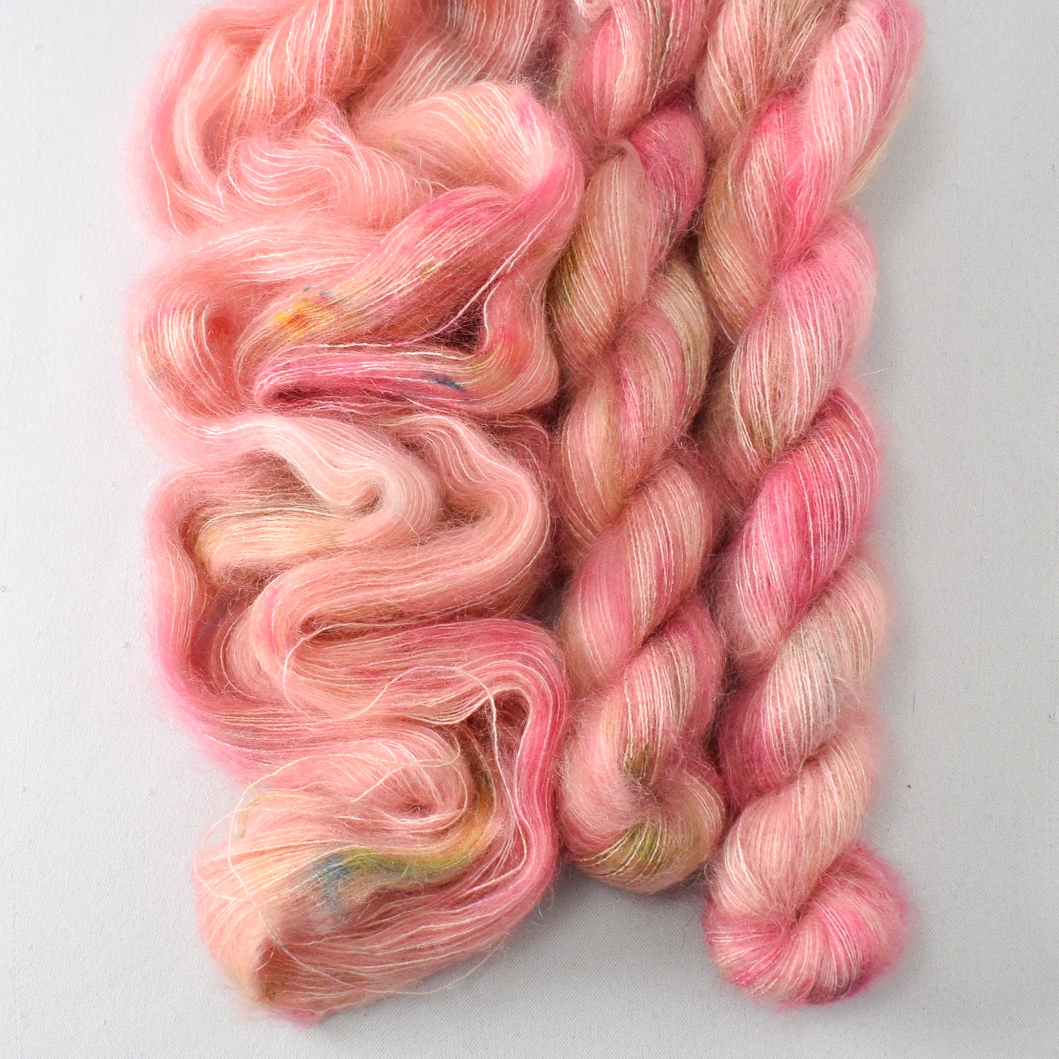 Mellow Apricot - Miss Babs Moonglow Kid Mohair and Silk yarn