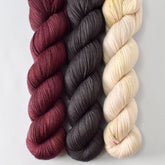 Merlot, Pitch, and Sparkling Sand - Miss Babs Yummy 2-Ply Trio