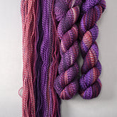 Midnight Plum C - Miss Babs Junction Fiber Mill Making Tracks Lite yarn