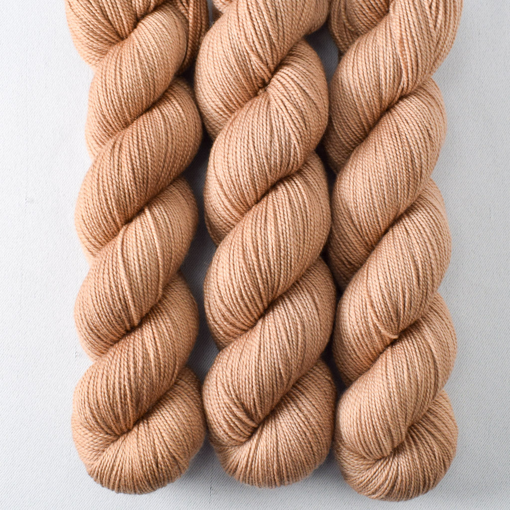 Milk Chocolate - Miss Babs Yummy 2-Ply superwash Merino wool yarn