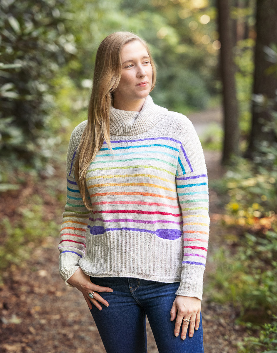 Minimalist Rainbow - Handmade Sample Garment