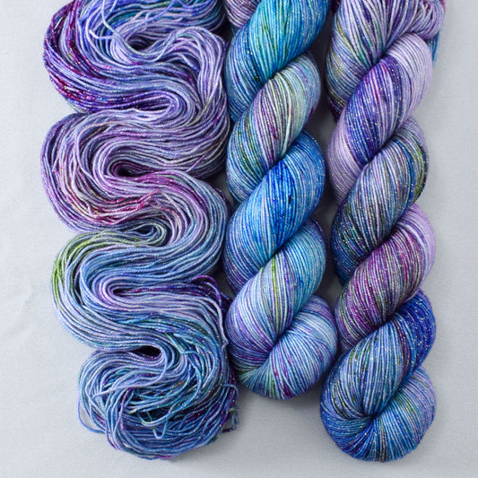 Mix Tape 2.0 - Miss Babs Estrellita fingering weight superwash merino and Lurex yarn