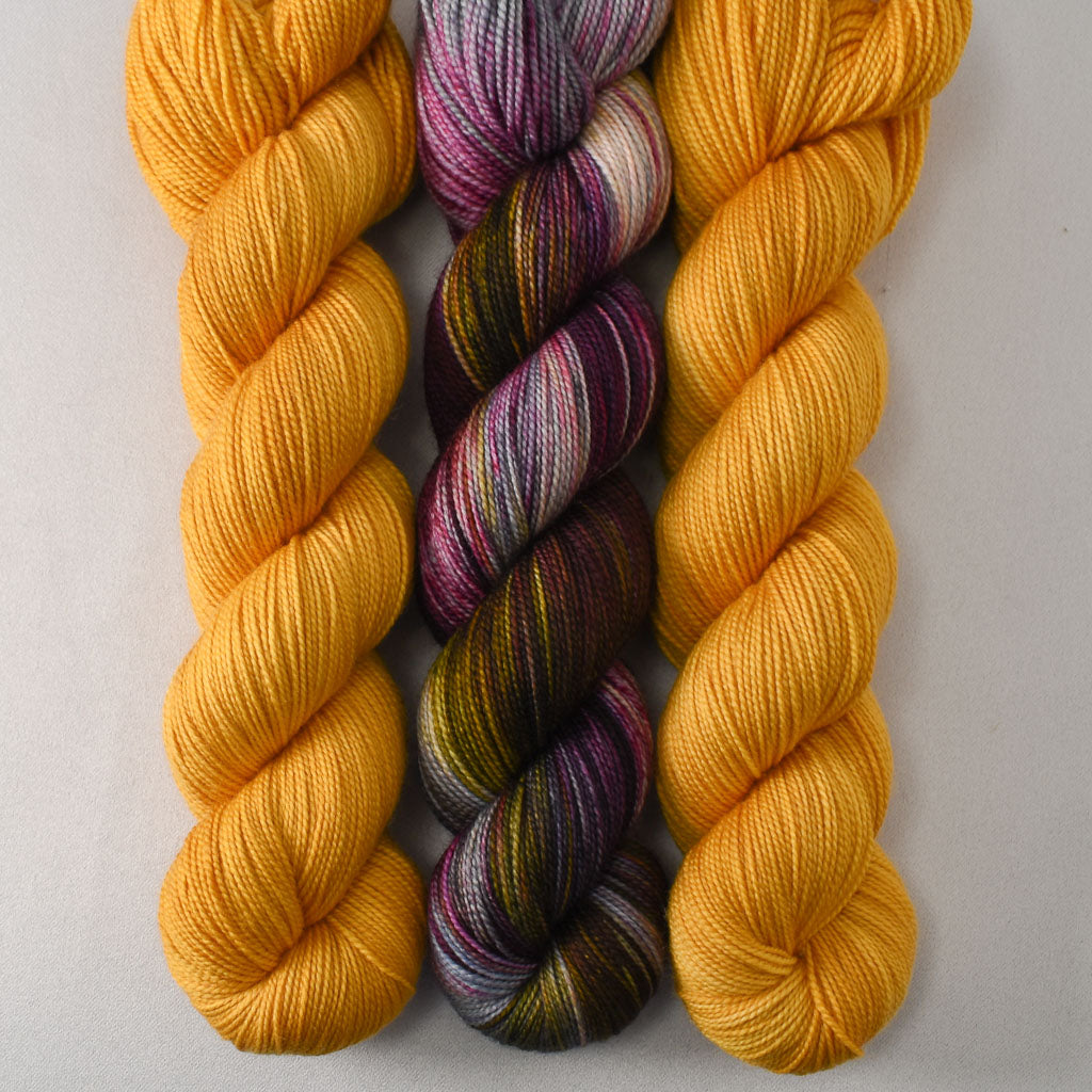 Month of Sundays and Zombie Prom - Miss Babs Yummy 2-Ply Yellow Brick Rodeo Set