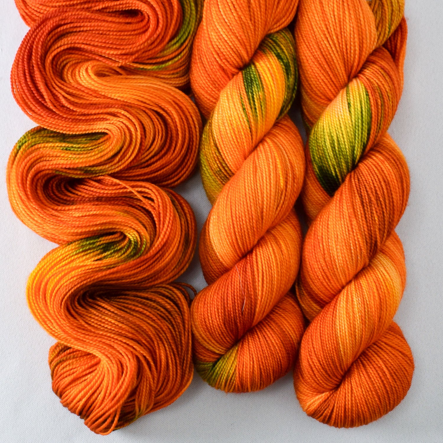 Nasturtiums - Miss Babs Yummy 2-Ply superwash Merino wool yarn