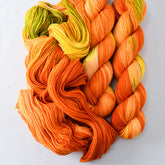 Nasturtiums - Miss Babs Putnam Merino wool and nylon sock yarn