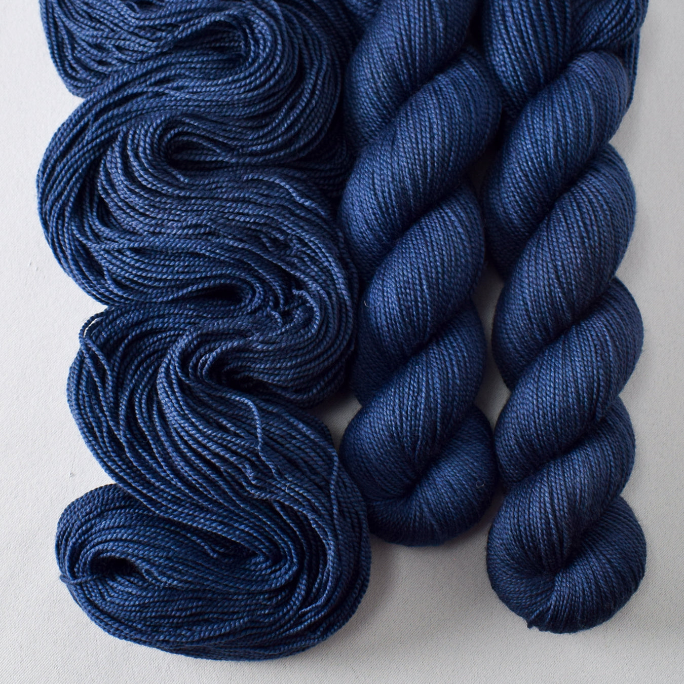 Navy Teal - Miss Babs Yummy 2-Ply yarn