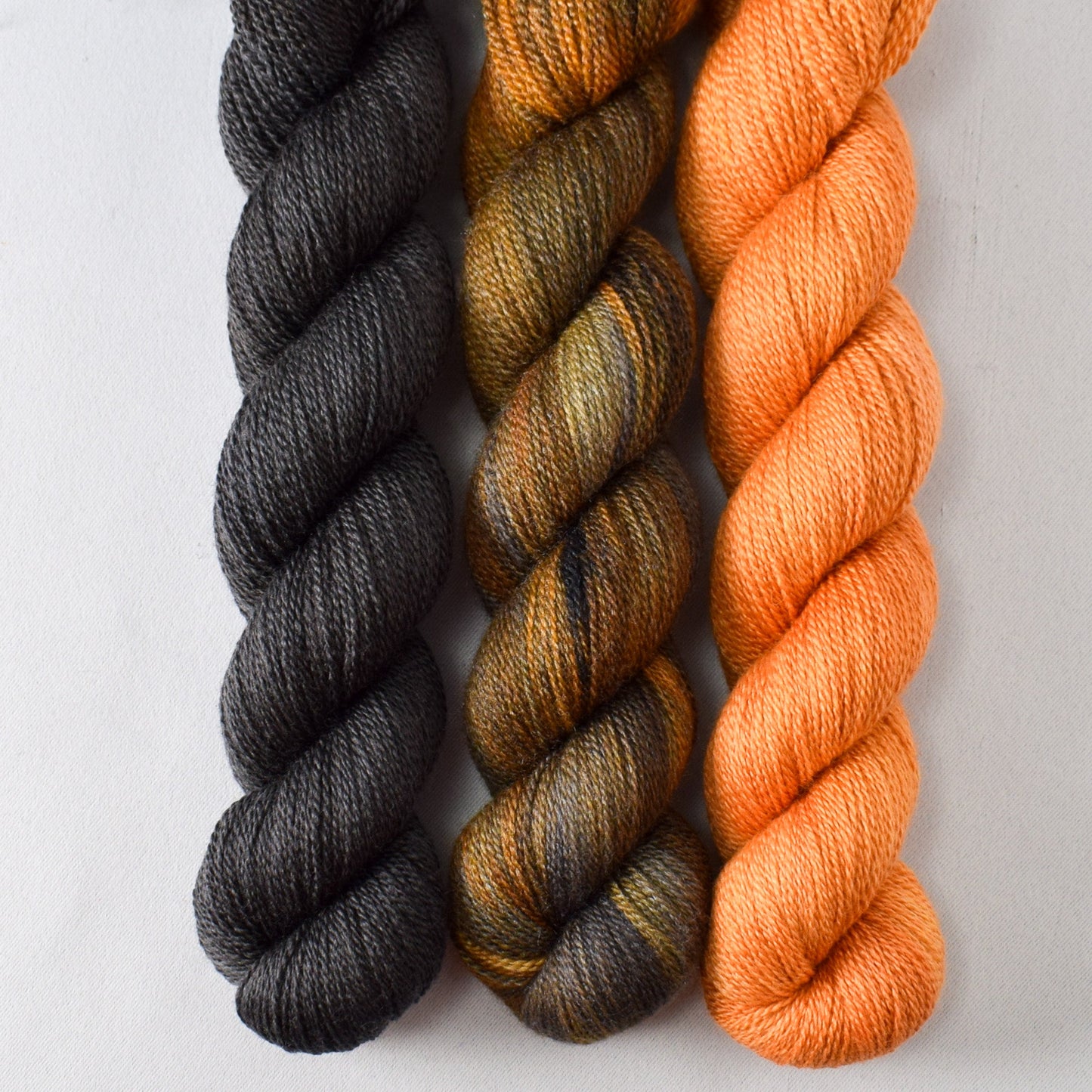 Obsidian, Fiery Cauldron, and Butterfly Weed - Miss Babs Yet Trio