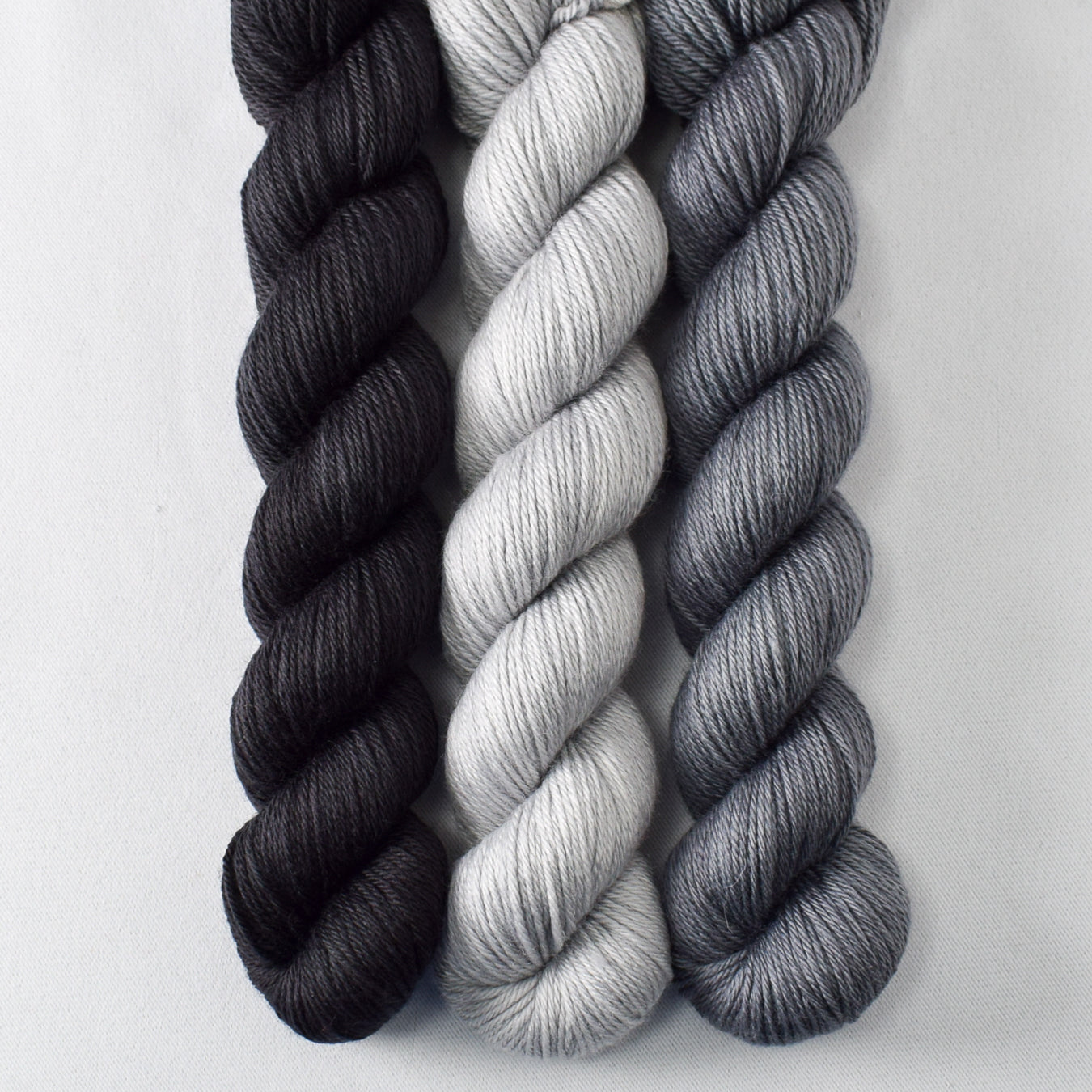 Obsidian, Quicksilver, and Moonscape - Miss Babs Yowza Mini Trio