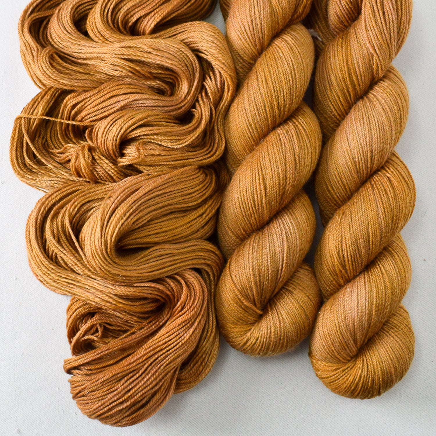 Old Gold - Miss Babs Tarte wool blend sock yarn