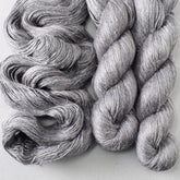 Oxidized Silver - Miss Babs Damask Silk and Linen yarn