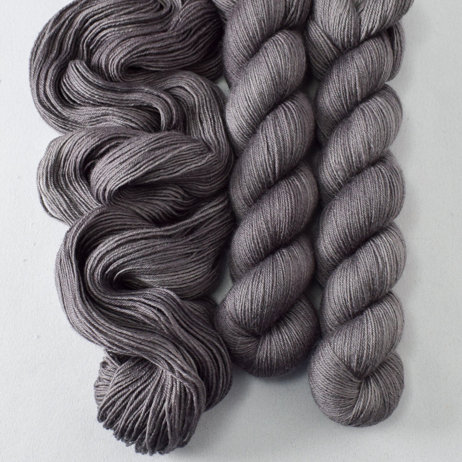 Oxidized Silver - Miss Babs Katahdin 437 superwash BFL wool yarn