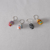 Painted Skulls Stitch Markers