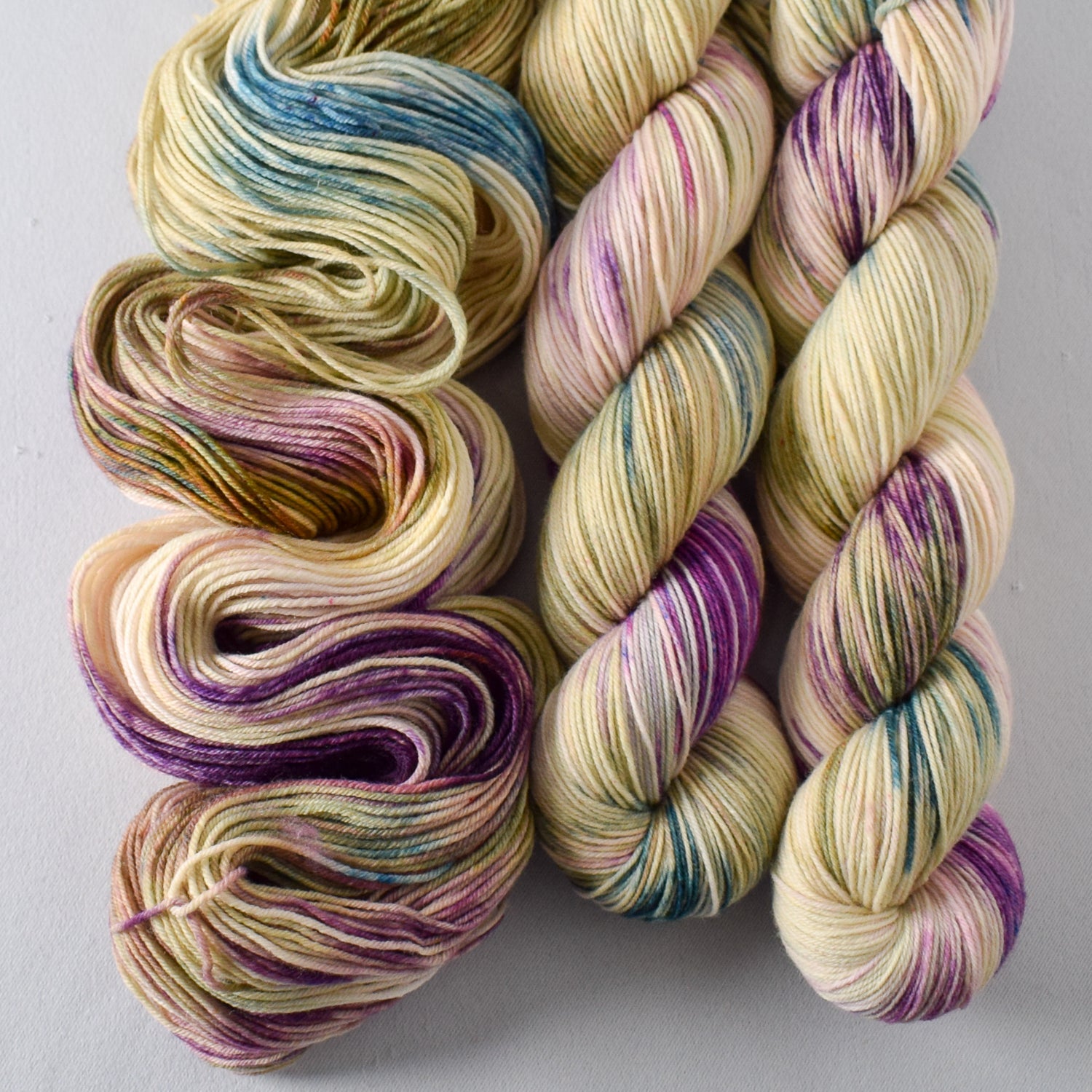 Patchwork - Miss Babs Putnam Merino wool and nylon sock yarn