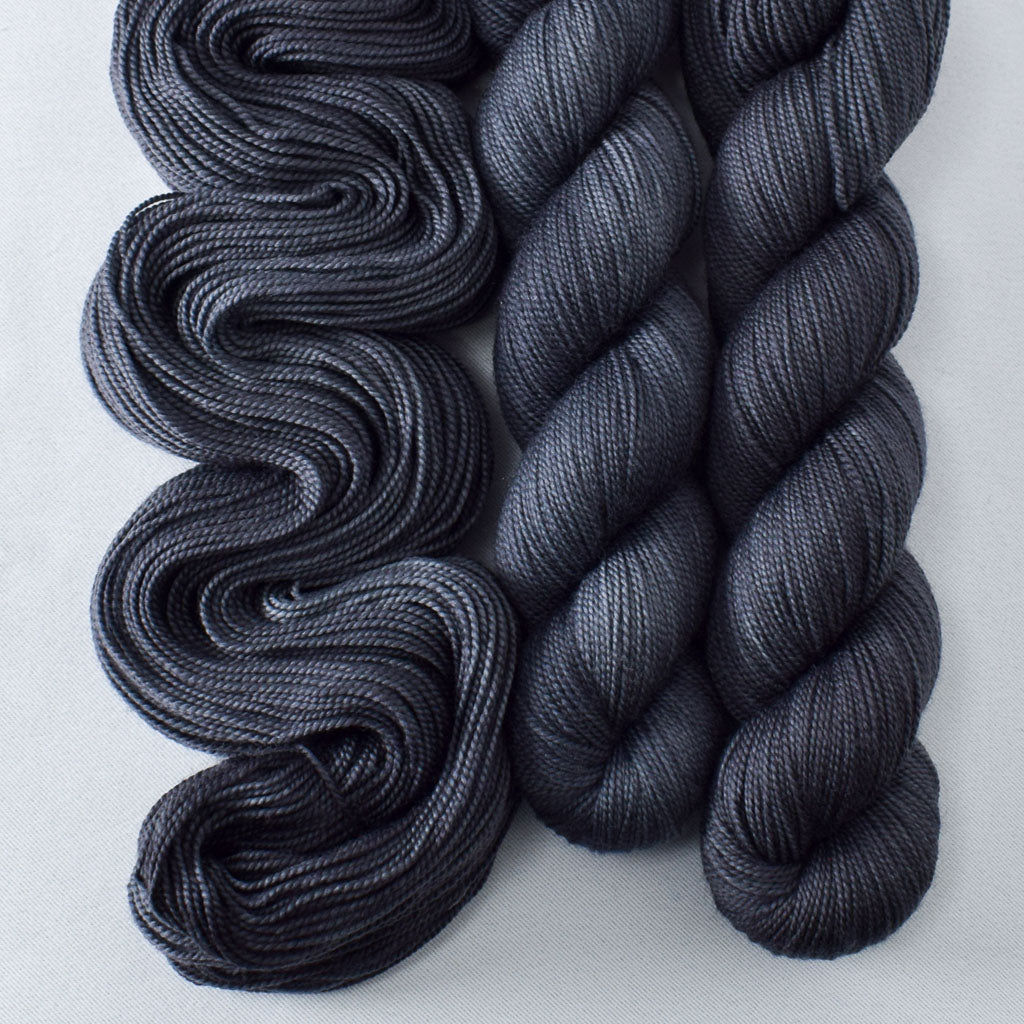 Pewter - Miss Babs Yummy 2-Ply superwash Merino wool yarn