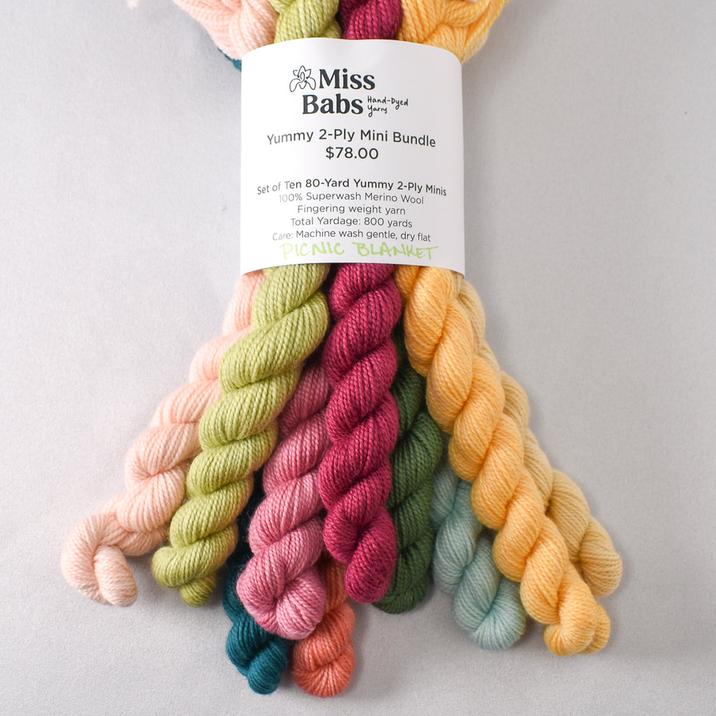 Picnic Blanket - Miss Babs Yummy 2-Ply Mini Bundle