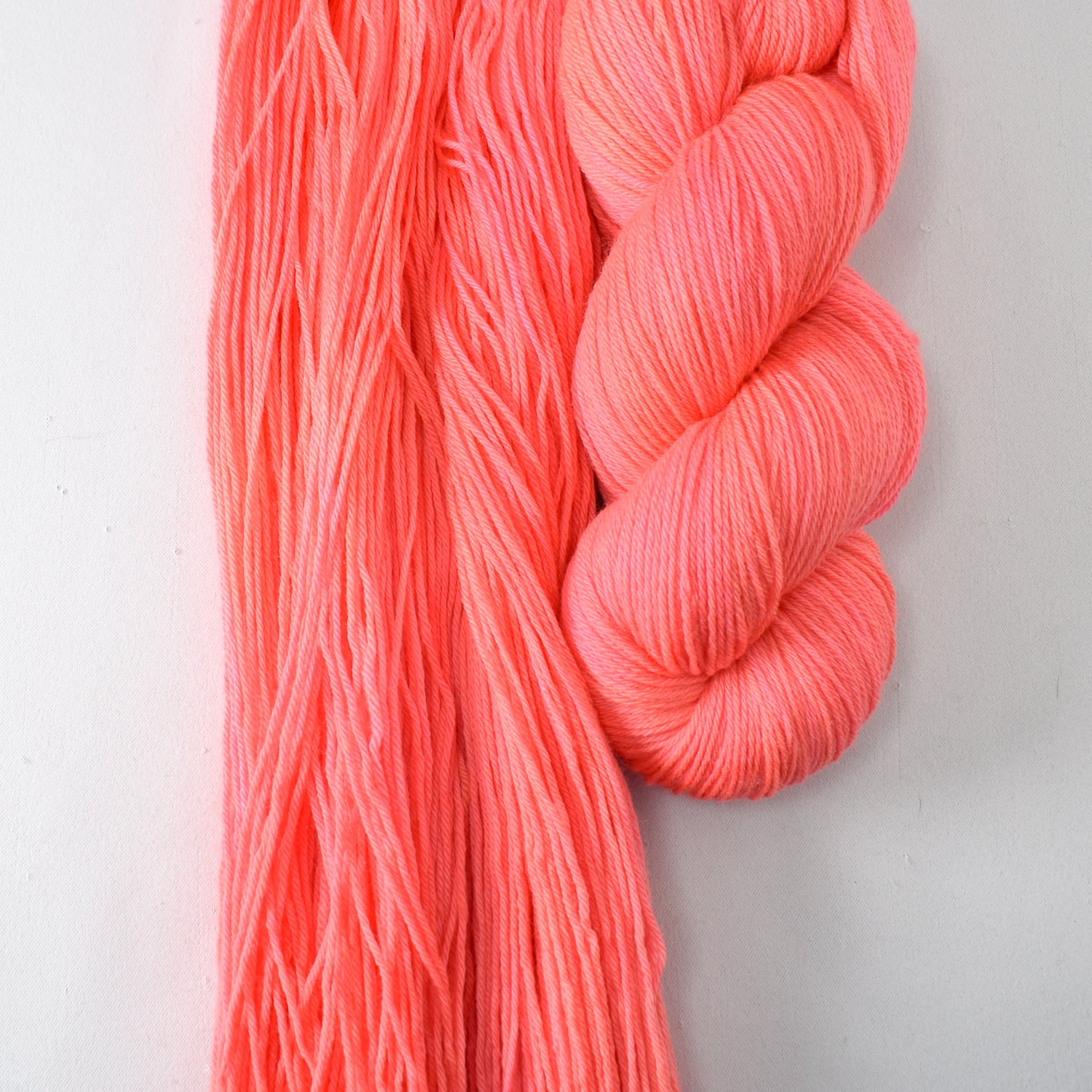 Pink Grapefruit - Miss Babs Yowza superwash Merino wool yarn