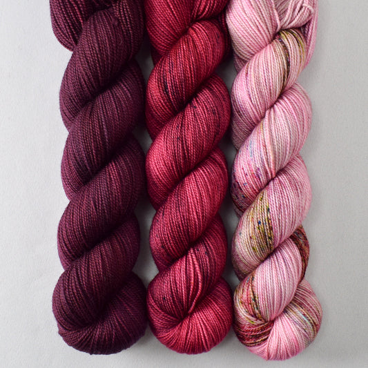 Playground, Upholstery, and Simple Petals - Miss Babs Yummy 2-Ply Trio