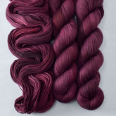 Plum - Miss Babs Yummy 2-Ply superwash Merino wool yarn