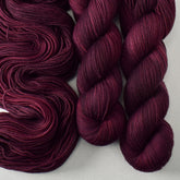 Plum - Miss Babs Laurel Falls yarn