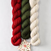 Poinsettia, Nori, and White Peppercorn - Miss Babs Yowza Mini Trio