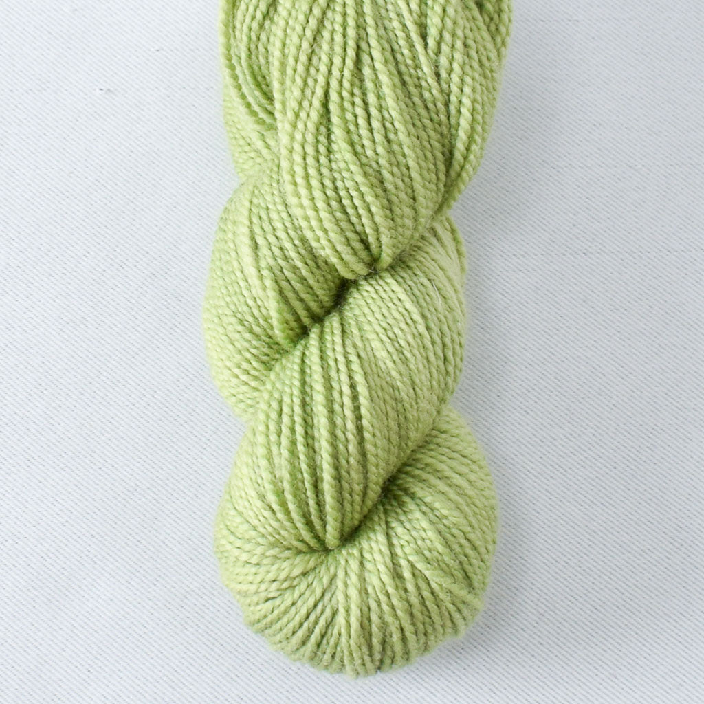 Pond Slider - Miss Babs Yummy 2-Ply Toes superwash Merino wool yarn