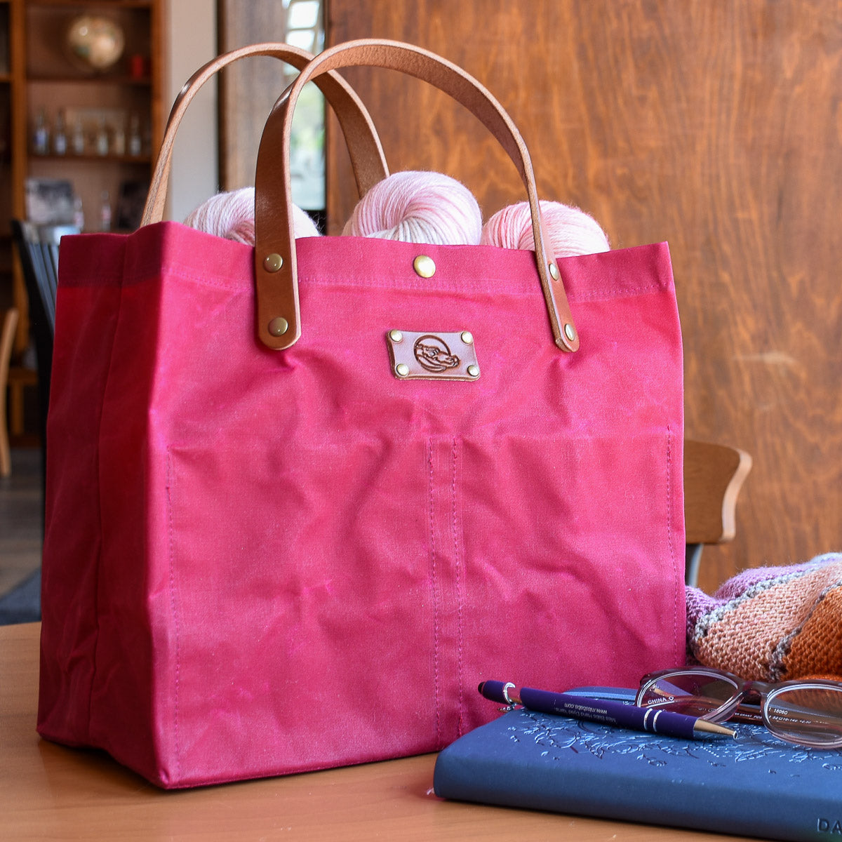 Raspberry Bag No. 7 - The Project Tote