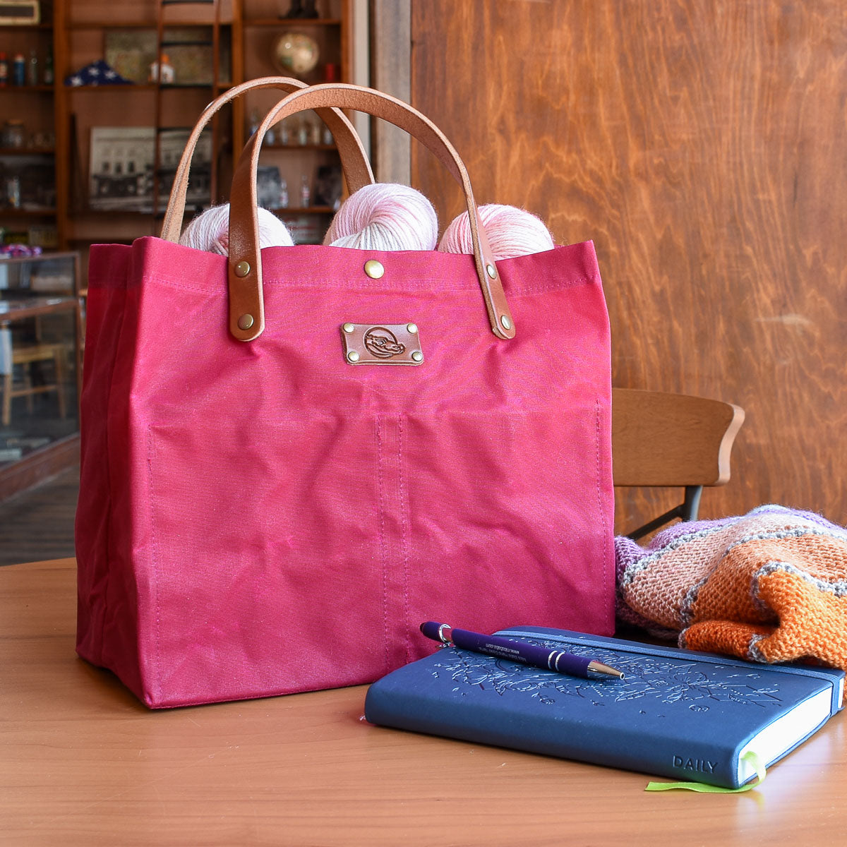 Raspberry Bag No. 7 - The Project Tote
