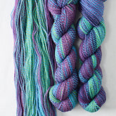 Psychadelic A - Miss Babs Junction Fiber Mill Making Tracks Lite yarn