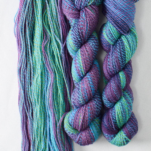 Psychadelic A - Miss Babs Junction Fiber Mill Making Tracks Lite yarn